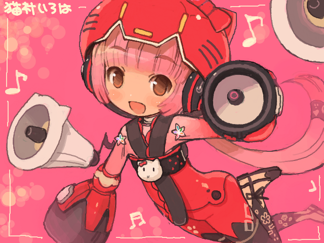 hello kitty and nekomura iroha (vocaloid and 2 more) drawn by shigatake