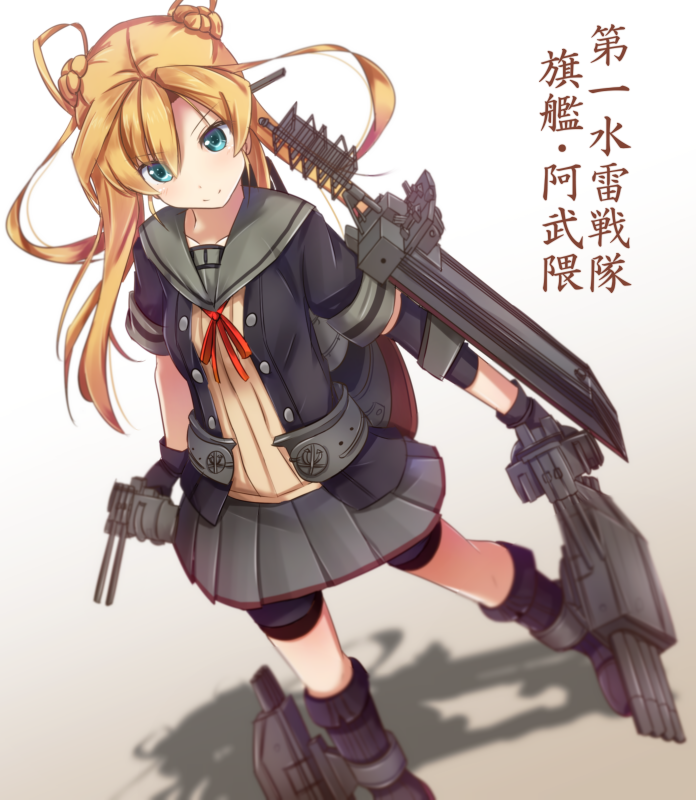 abukuma and abukuma kai ni (kantai collection) drawn by cuon_(kuon)