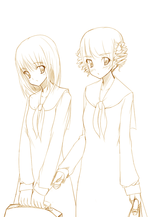 matsudaira touko and nijou noriko (maria-sama ga miteru) drawn by nakamura_kusata