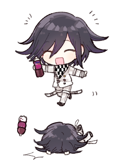 oma kokichi (danganronpa and 1 more) drawn by fc_(efushii)