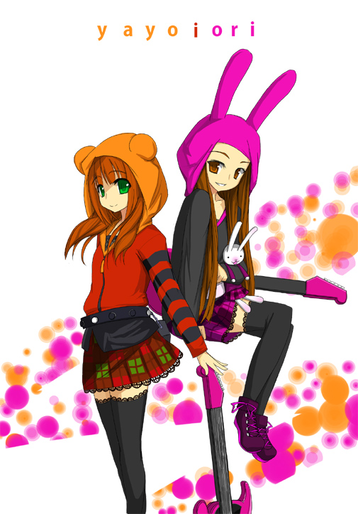 minase iori, takatsuki yayoi, and usa-chan (idolmaster and 1 more) drawn by tsuyushima