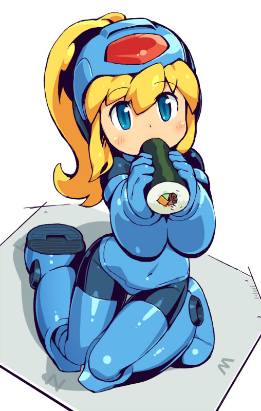 rokkochan (mega man and 1 more) drawn by om_(nk2007)