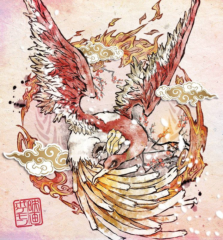 ho-oh (pokemon) drawn by imomushi_(pixiv_9001433)