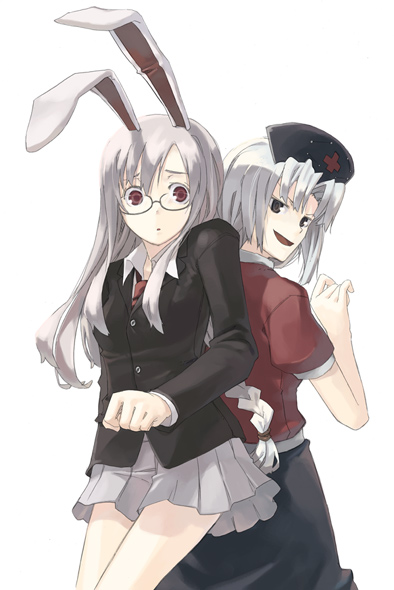 reisen udongein inaba and yagokoro eirin (touhou) drawn by itsutsu