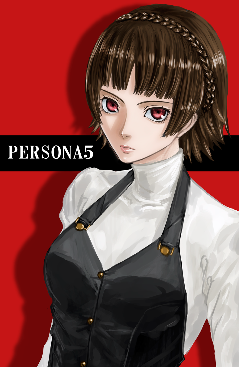 niijima makoto (persona and 1 more) drawn by ginkado