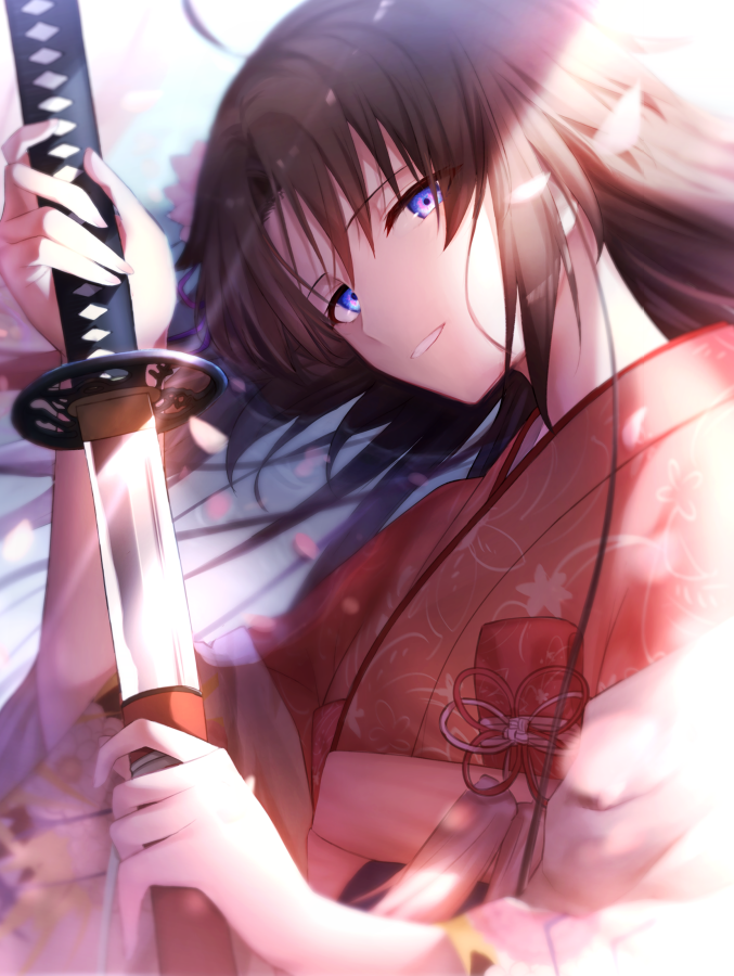 ryougi shiki and void shiki (kara no kyoukai) drawn by okakasushi