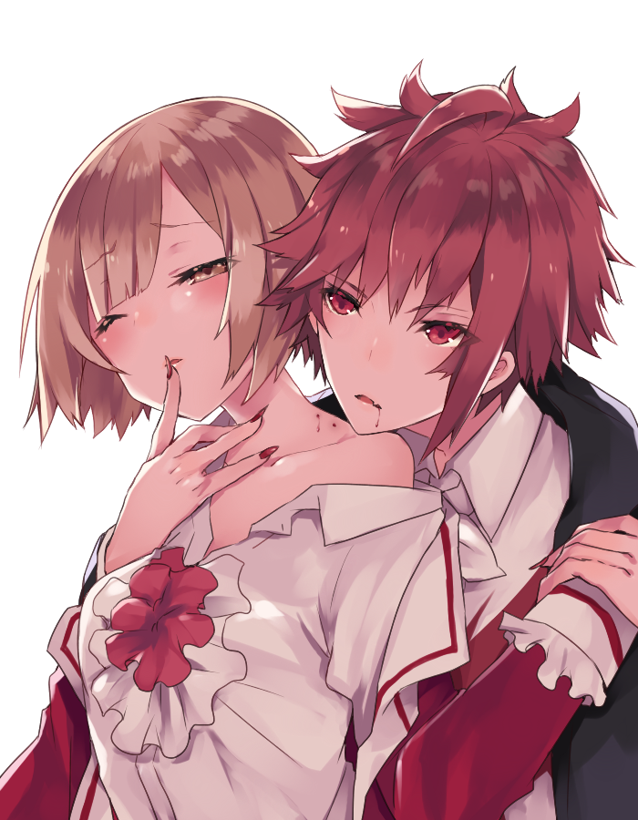 tachibana ritsuka and tachibana lindo (dance with devils) drawn by sakofu