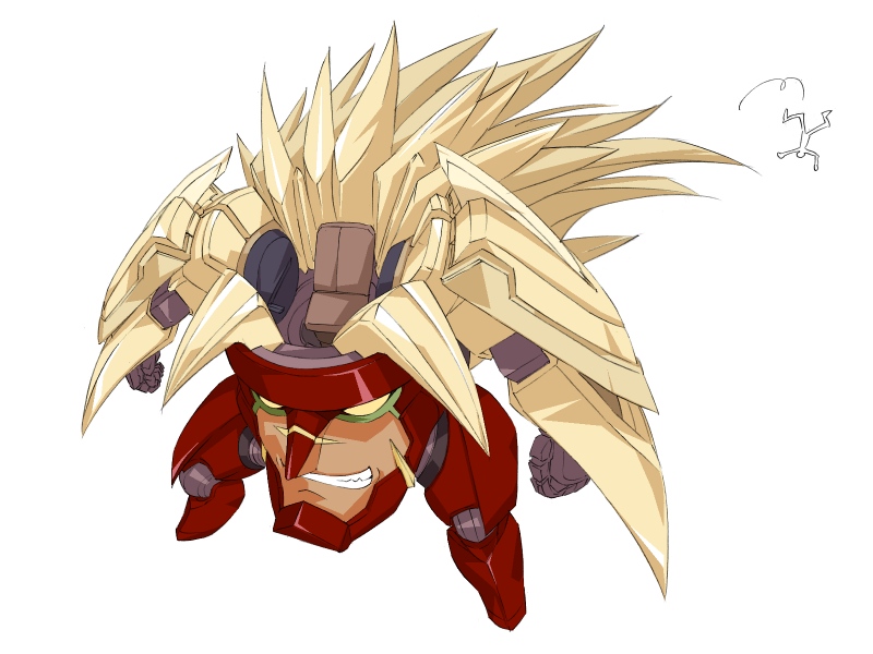 lagann and jack rakan (tengen toppa gurren lagann and 1 more) drawn by haruka_shiya