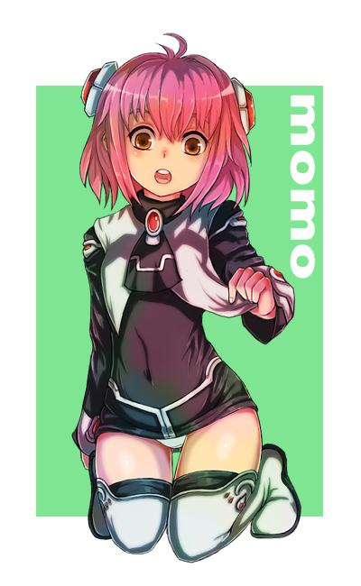 momo mizrahi (xenosaga and 1 more) drawn by kara_(color)