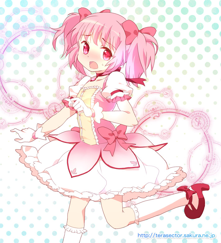 kaname madoka (mahou shoujo madoka magica) drawn by omuni