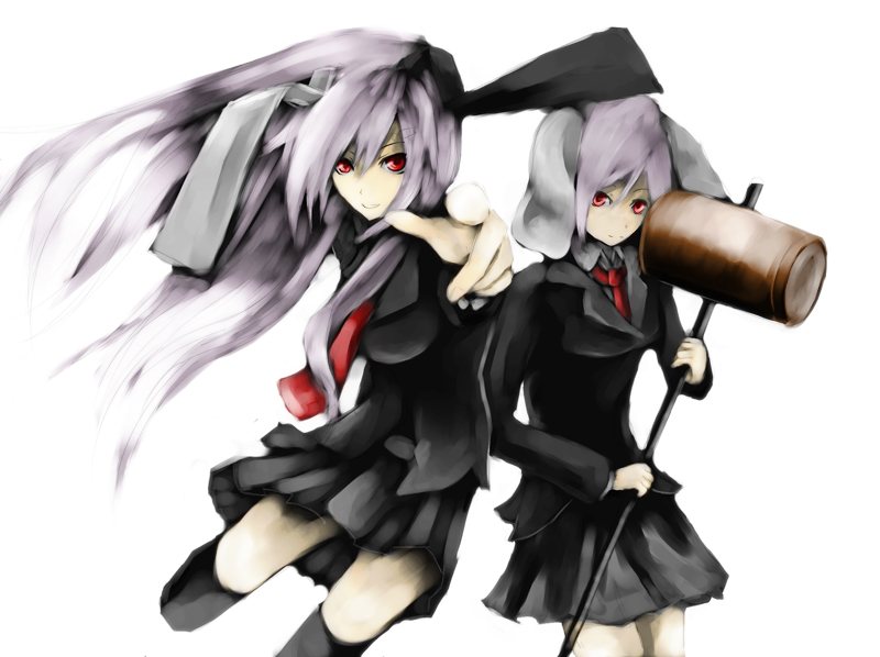 reisen udongein inaba and reisen (touhou) drawn by kanata_(kiduka)
