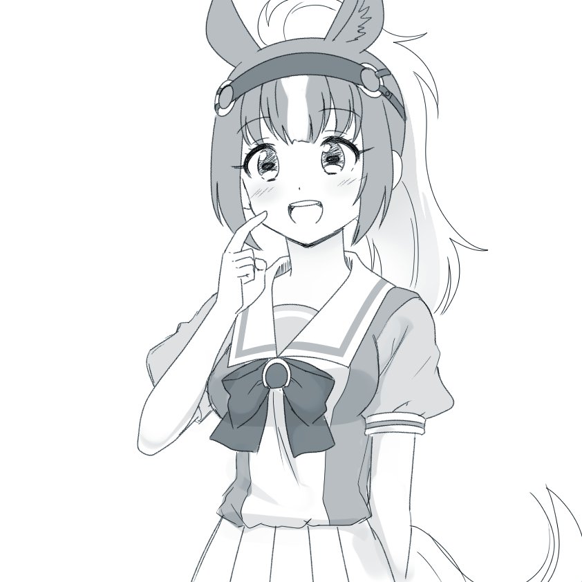 chestnut thoroughbred (umamusume and 1 more) drawn by totokichi