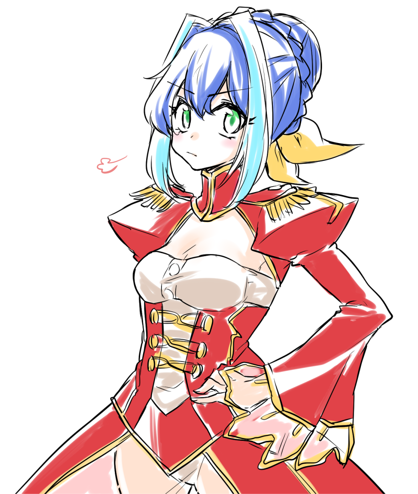 nero claudius and serena (fate and 3 more) drawn by kaya_rio