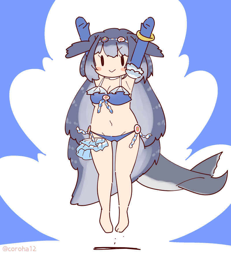 steller's sea cow (kemono friends) drawn by coroha