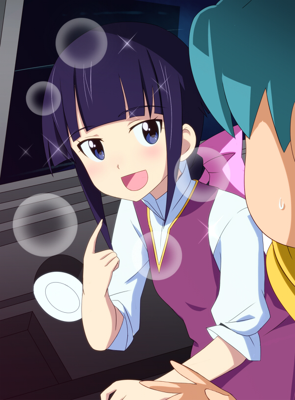 yamada aoi, yurin leciel, and flit asuno (gundam and 2 more) drawn by km_yama