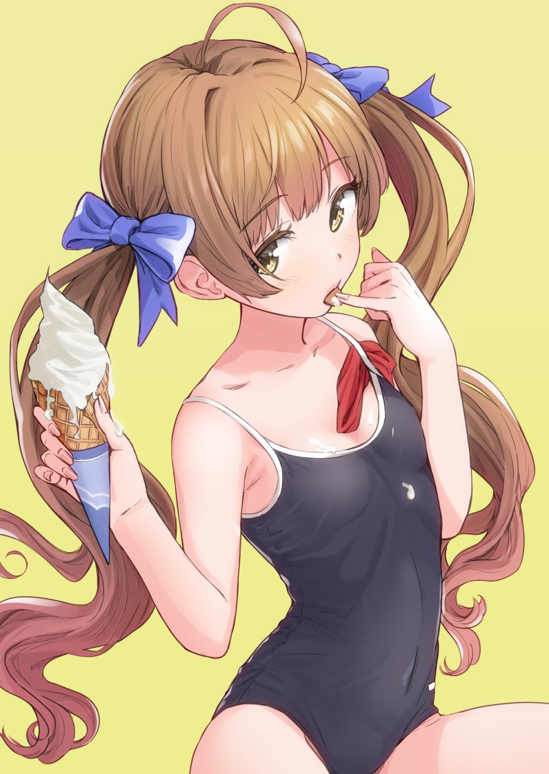 hakozaki serika (idolmaster and 1 more) drawn by yoropa