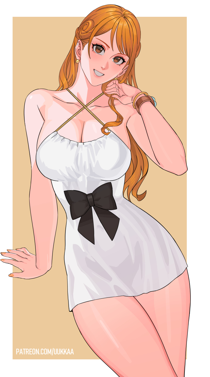 nami (one piece and 1 more) drawn by uukkaa