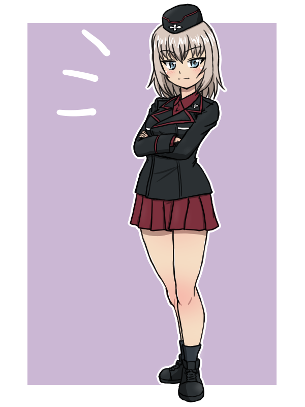 itsumi erika (girls und panzer) drawn by takahashi_kurage
