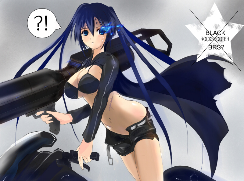 black rock shooter (black rock shooter) drawn by h016