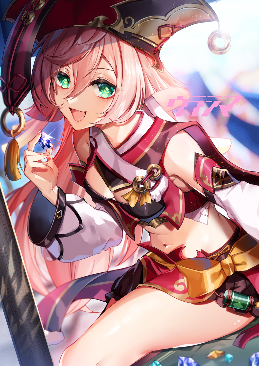 yanfei (genshin impact) drawn by urashima_(hidoro_mgmg)