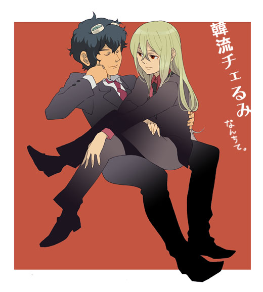 afuro terumi and chae chan-soo (inazuma eleven) drawn by komejiru_tatsunoshin