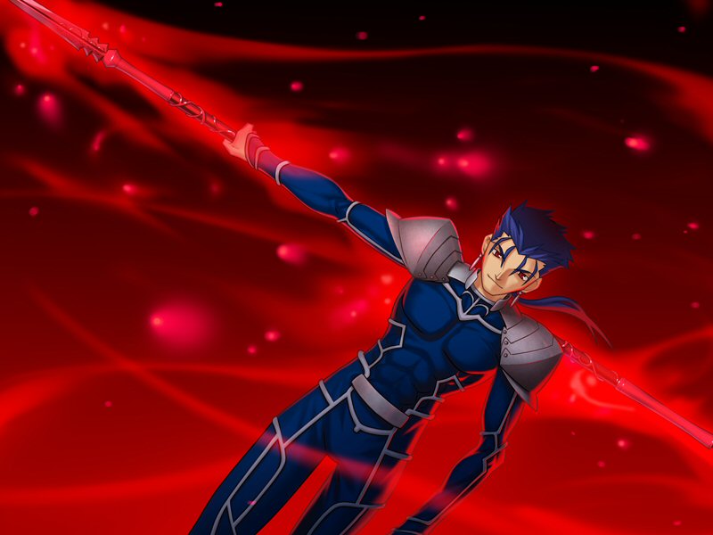 cu chulainn (fate and 1 more) drawn by takeuchi_takashi