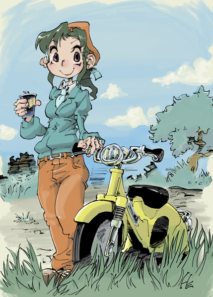 hatsuseno alpha (yokohama kaidashi kikou) drawn by hirano_masanori