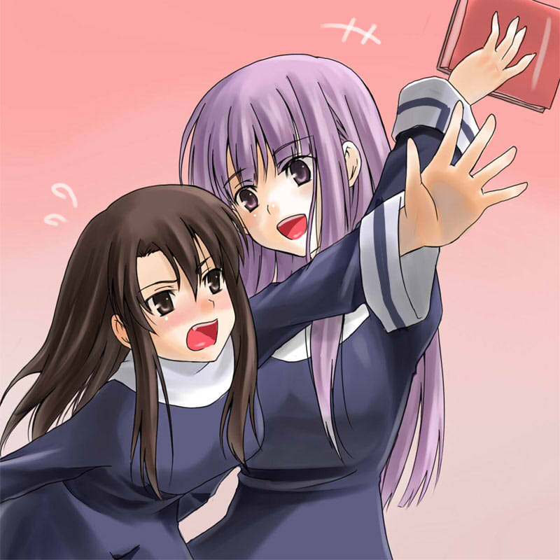 asagami fujino and kokutou azaka (kara no kyoukai) drawn by higeno_shinshi