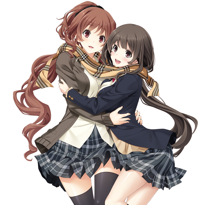 kajiya ayano and takahata chiharu (kissbell) drawn by mikoto_akemi