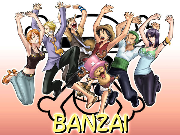 nami, monkey d. luffy, nico robin, roronoa zoro, sanji, and 2 more (one piece and 1 more) drawn by kagami_hirotaka