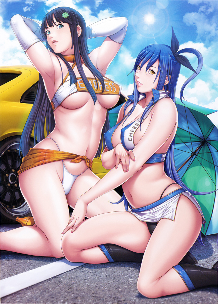 takajou yuna and ikazaki reia (p/a ~potential ability~) drawn by sei_shoujo