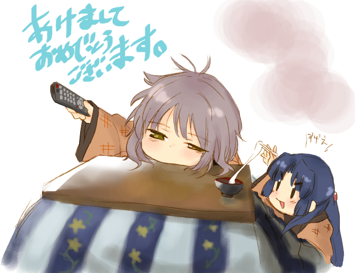 nagato yuki, asakura ryoko, and achakura (suzumiya haruhi no yuuutsu and 1 more) drawn by pine_(pine-box)