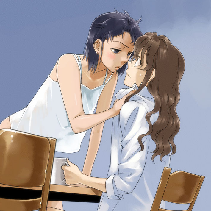 souma rena and mutsuki sera (strawberry shake sweet) drawn by mori_(unknown.)