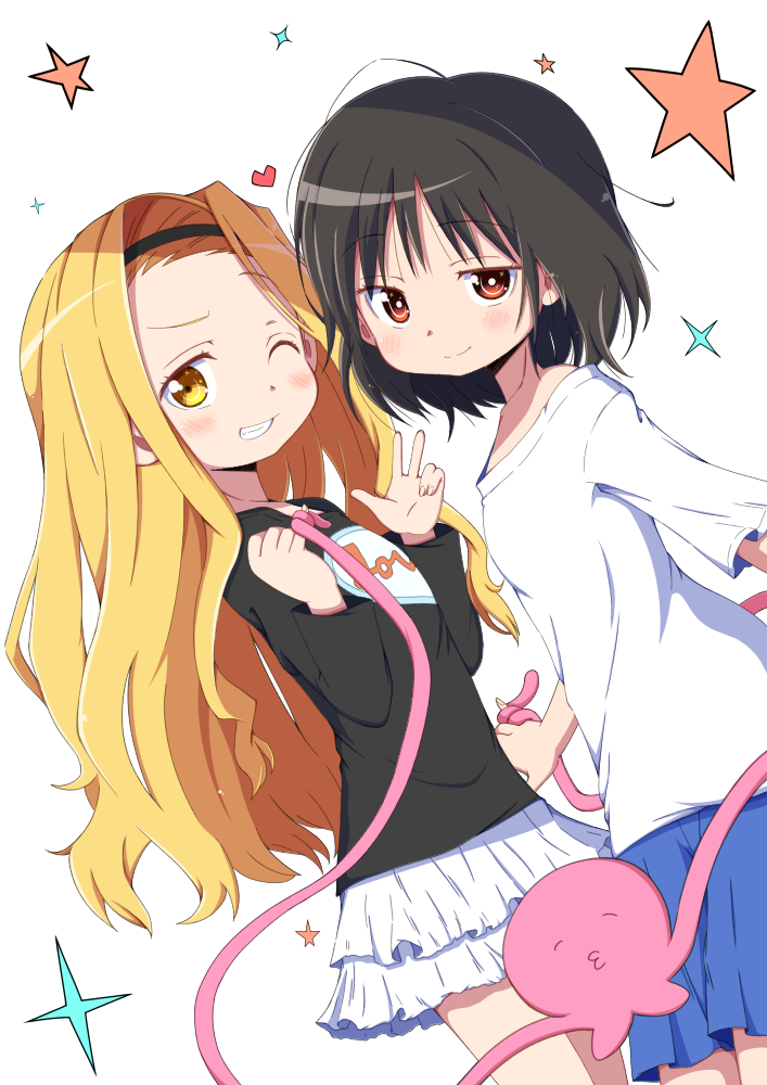 kuze shizuka, kirarazaka marina, and takopii (takopii no genzai) drawn by matsubara_ryuu