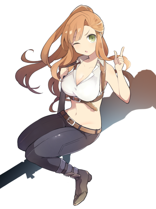 silva and tweyen (granblue fantasy) drawn by miyashirorin