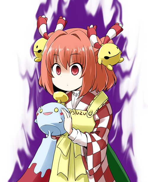 motoori kosuzu, chimecho, and chingling (touhou and 1 more) drawn by kousei_(public_planet)