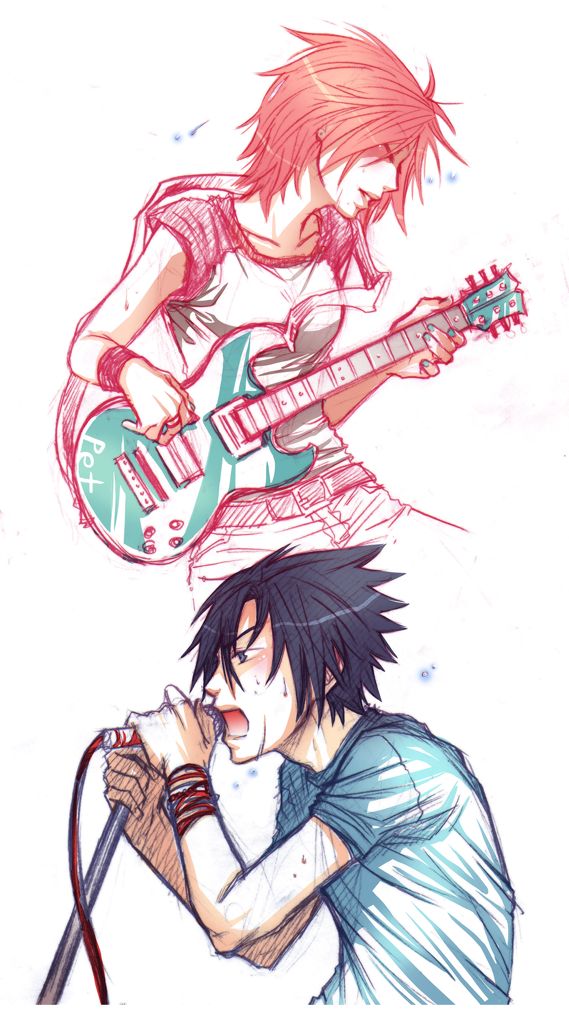 haruno sakura and uchiha sasuke (naruto and 1 more) drawn by samurai-pet