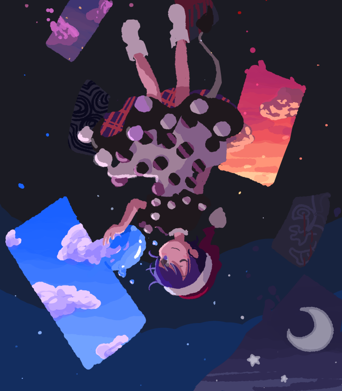 doremy sweet (touhou) drawn by kanno_fumiroku