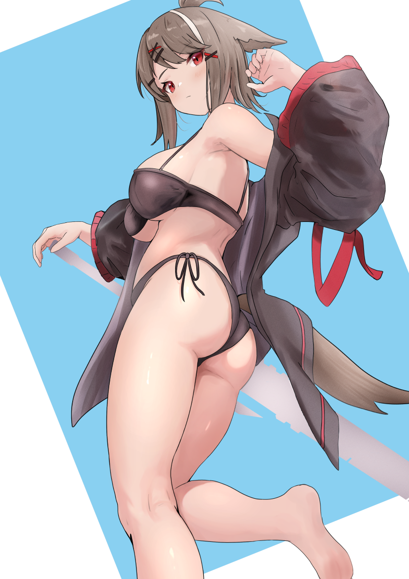 cutter (arknights) drawn by sora_mame_(princess_0sora)