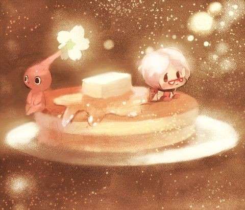 red pikmin and brittany (pikmin) drawn by b_spa_gyoreva