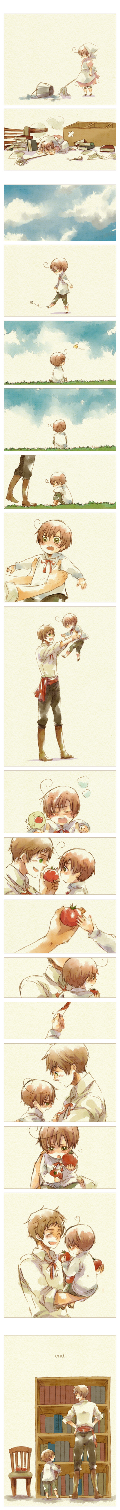 spain and southern italy (axis powers hetalia) drawn by karashio