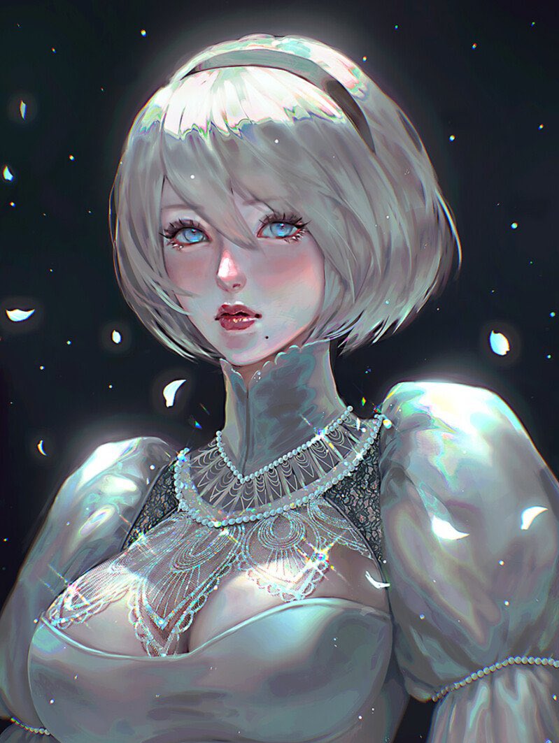 2b (nier and 1 more) drawn by serafleur