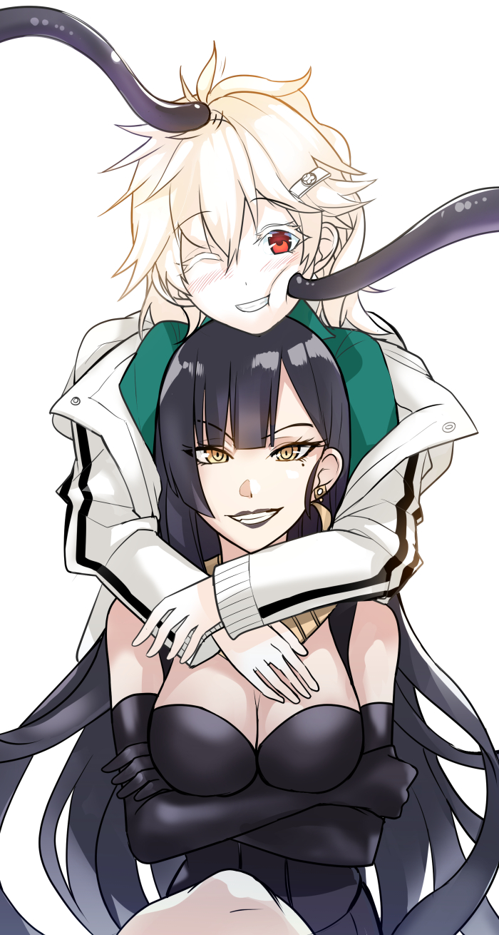 albino and witch drawn by mitsu_(tendou_itsuki)