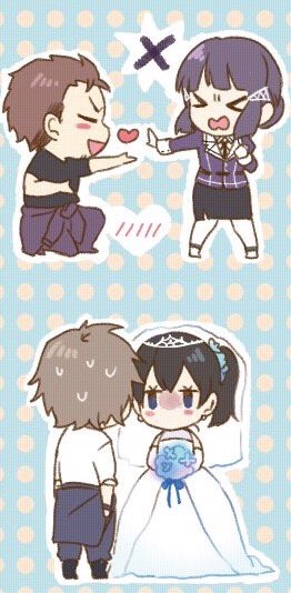 kaga, myoukou, myoukou kai ni, mechanic sengoku, and mechanic tachibana (kantai collection) drawn by nagomi_(mokatitk)