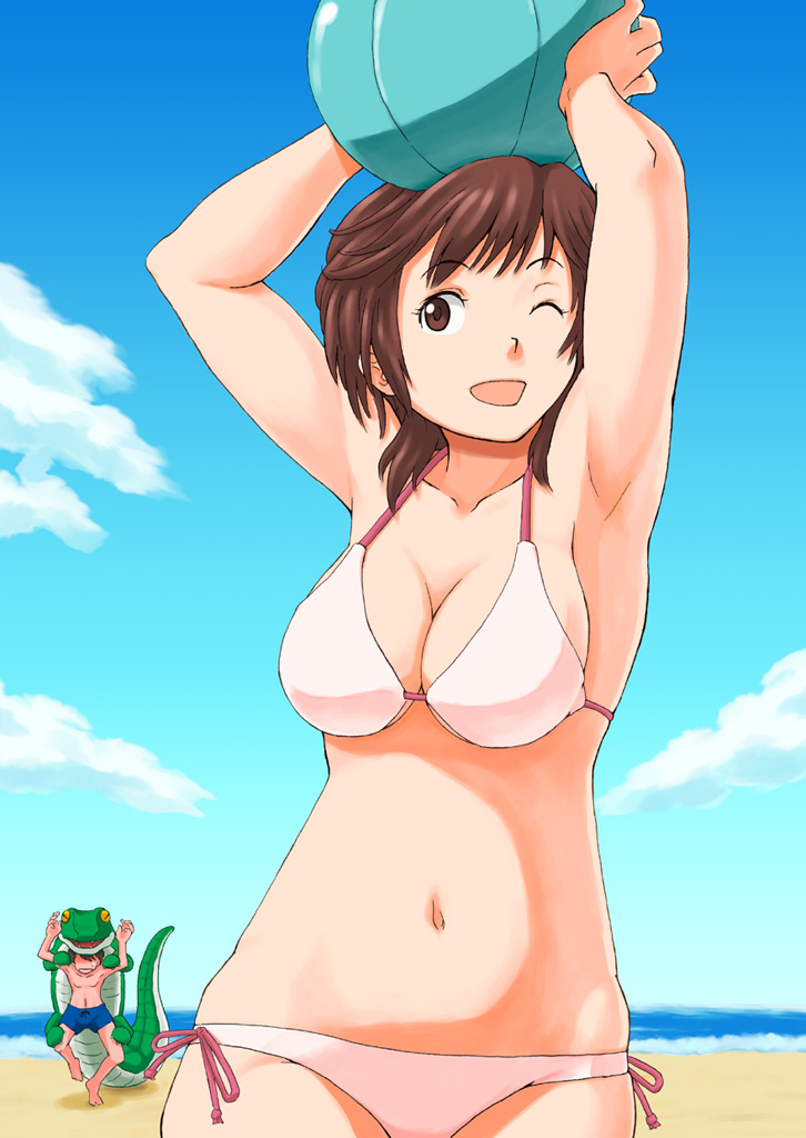 sakurai rihoko and tachibana jun'ichi (amagami) drawn by takayama_chihiro