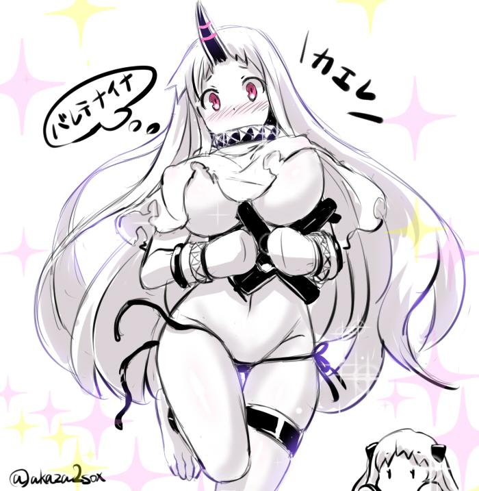 northern ocean princess and seaport princess (kantai collection) drawn by akaza