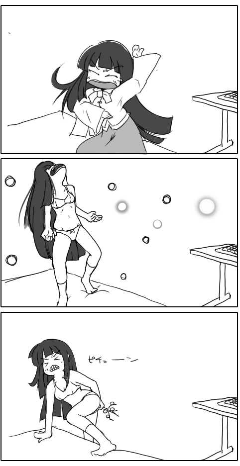 houraisan kaguya and stephen quire (touhou) drawn by kotatsu_(kotatsu3)