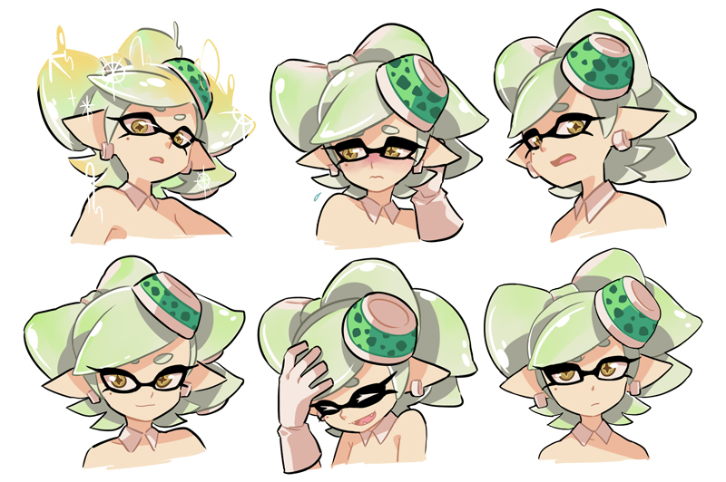 marie (splatoon and 1 more) drawn by gomipomi