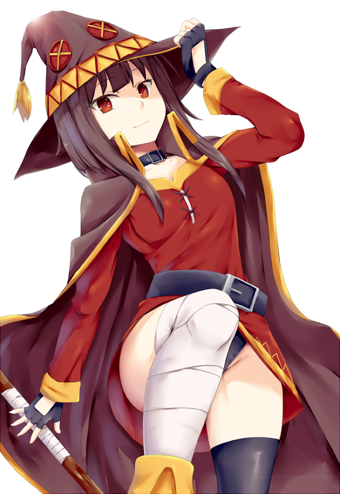 megumin (kono subarashii sekai ni shukufuku wo!) drawn by rixch