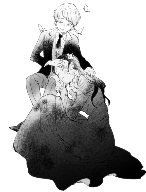 isabella and leslie (yakusoku no neverland) drawn by ni-si_(nisi_kun)